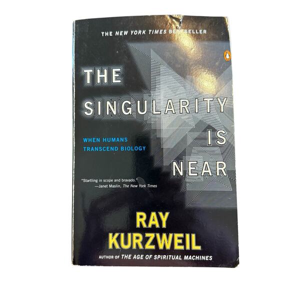 The Singularity is Near paperback book, By Ray Kurzweil - Picture 1 of 11